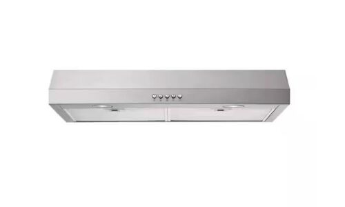 Vissani Caprelo 30 in. 320 CFM Convertible Under Cabinet Range Hood in Stainless Steel with LED Lighting and 3 Fan Speeds