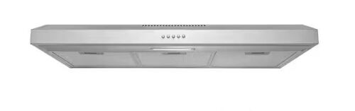 AKDY 36 in. 58 CFM Convertible Under Cabinet Range Hood in Brushed Stainless Steel with 2 Carbon Filters and Push Button