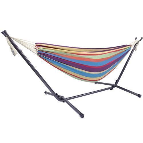 9FT Heavy Duty Hammock Set 2-Person Double with Stand