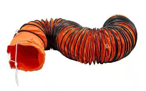 Ducting Hose 25 ft. Length Flexible HVAC Duct Hosing PVC for 10 in. Utility Blower Exhaust Fan