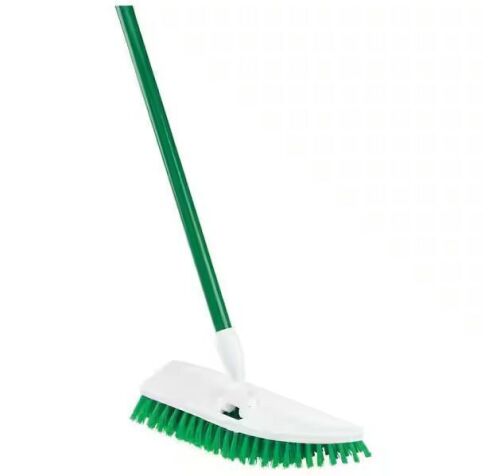 Libman No Knees Floor Scrub Brush with Steel Handle