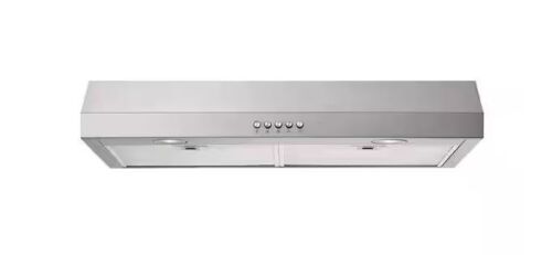 Vissani Caprelo 30 in. 320 CFM Convertible Under Cabinet Range Hood in Stainless Steel with LED Lighting and 3 Fan Speeds