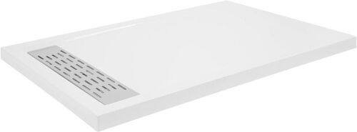 Acrylic & Stainless Steel Rectangular Shower Base Pan 47"X31.5", 1102 Lbs Load Capacity, Quick Drain 3.54" Hole