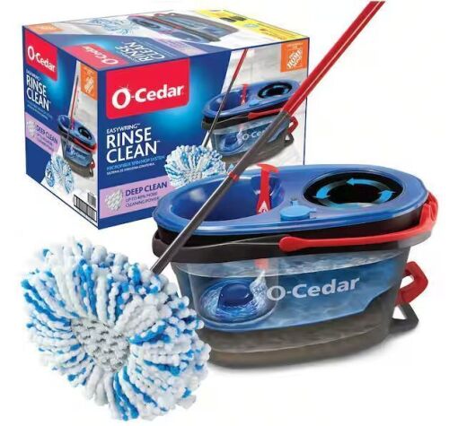 O-Cedar RinseClean Deep Clean Microfiber Spin Mop