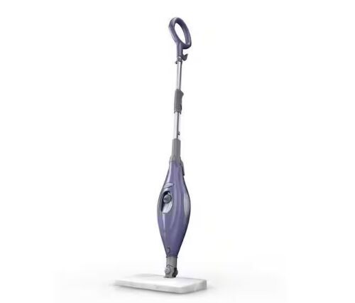 Shark Corded Steam Pocket Mop Stick Cleaner for Hard-Floor Surfaces in Purple with Faster Dry Times and XL Water Capacity