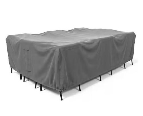 KHOMO GEAR Patio Table and Chair Set Cover, Extra Large - Grey