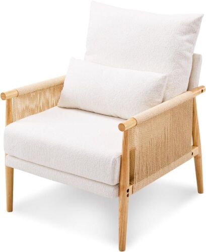VINGLI Boho Braid Accent Armchair