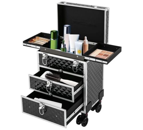 Professional 3-in-1 Makeup Vanity Travel Case