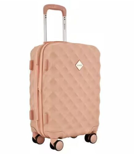 Kensie 20 in. Dusty Pink Rolling Expandable Carry-On Luggage