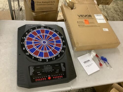 VEVOR Electronic Dart Board, 13.5 in. Target 45-Games and 474-Variations for 8-Players - No Power Supply