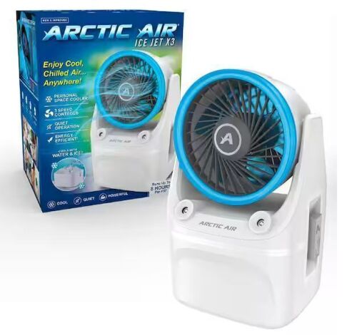 Lot of (4) ARCTIC AIR 190 CFM 3-Speed Portable Evaporative Cooler