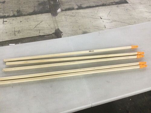 Lot of (5) Coastwide 4' Wood Painting Poles
