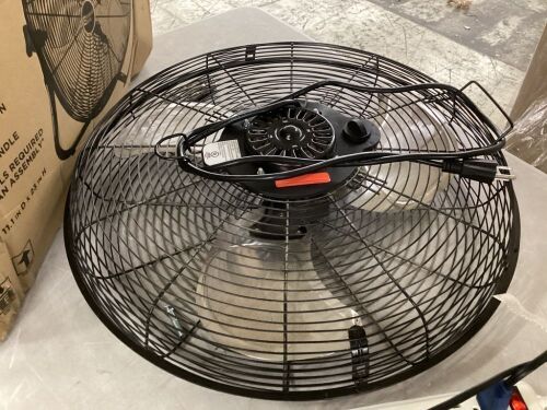 Commercial Electric 20 in. 3-Speed High Velocity Floor Fan - Loose Hardware