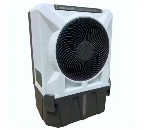 Hessaire 900 CFM 2-Speed Portable Evaporative Cooler for 350 sq. ft. in Gray