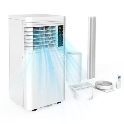 10000 BTU Portable Air Conditioner 4-in-1 with Window Vent Kit and Remote Control