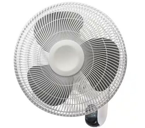 Hampton Bay 16 in. Indoor Wall Mount Fan with Remote