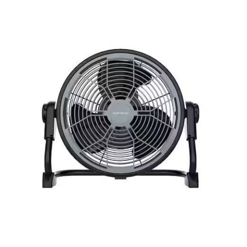 Hampton Bay 12 in. Rechargeable DC HV Floor Fan