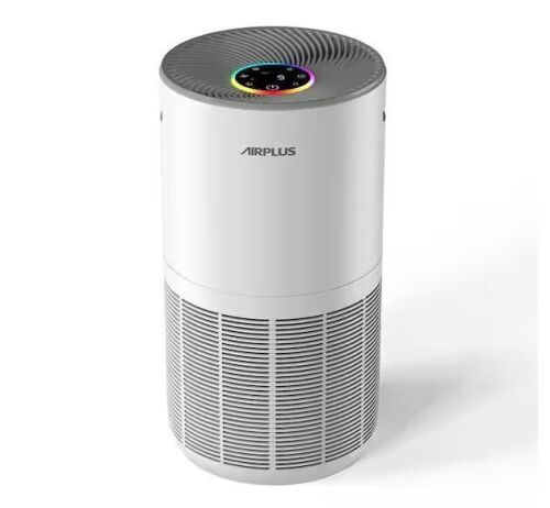 Airplus 3000 sq. ft. True HEPA H13 Personal Room Air Purifier in Whites, 99.97% Cleaner, 270 CFM, Air Quality Indicator