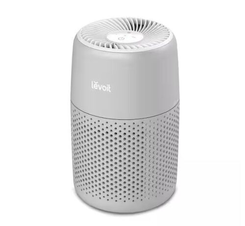 LEVOIT Core Mini-P (Coverage 178 sq. ft.) Activated Carbon Filter Small Room Air Purifier in Gray with Aromatherapy