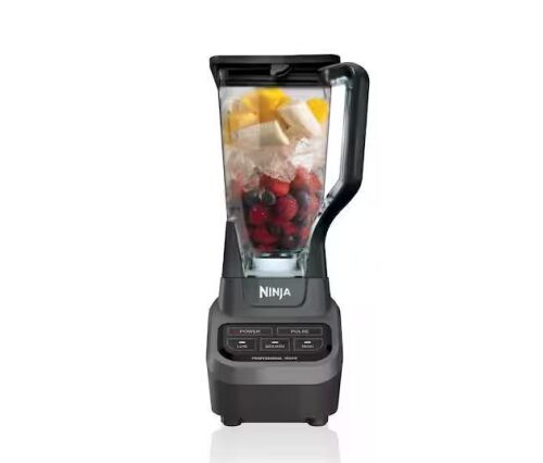 NINJA 72 oz. Professional Blender, 3 Speed, 1000-Watt, with Pulse Control, Ice Crushing, and Pureeing - Black