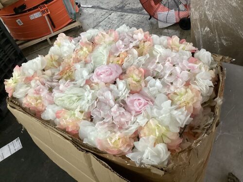 Artificial Flower Wall Panels, 10pc