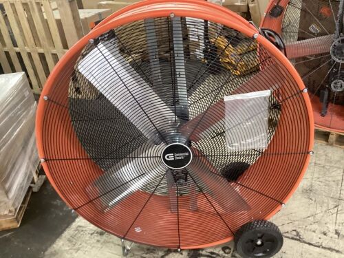 Commercial Electric 42 in. 2-Speed Heavy Duty Industrial Drum Fan - Only Works on Low Speed