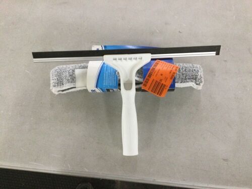 Unger 14 in. Microfiber Window Squeegee and Scrubber