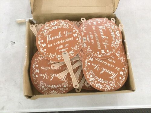 Thank You for Celebrating With Us Hand Fans