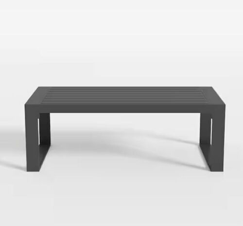 AURA OUTDOOR Aluminum Patio Coffee Table