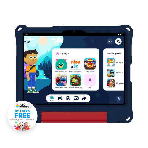 onn 11" Kids Tablet, 64 GB, Android 16, Blue