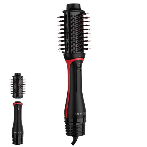 Revlon One-Step Volumizer PLUS Hair Dryer and Hot Air Brush, Black