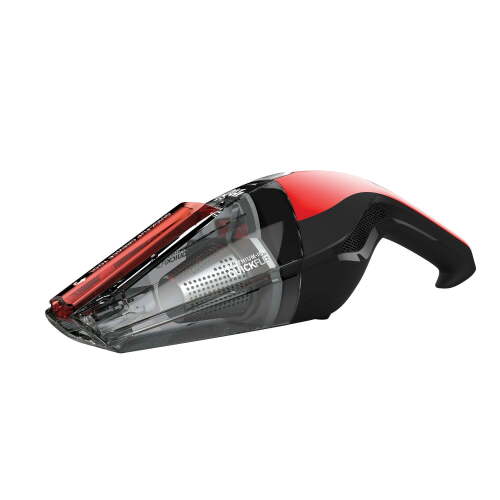 Dirt Devil Cordless Handheld Vacuum, 8V Quick Flip, For Multi-surface, For Cars & Multi-surface, Lightweight, Edge cleaning tools, with Easy Emptying, Red