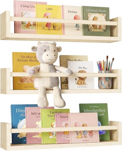 Floating Nursery Book Shelves