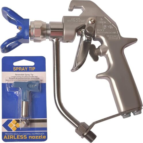 5000PSI Airless Paint Spray Gun with Tip Guard and 517 TIP, for Airless Paint Sprayer