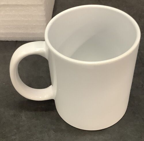 White Coffee Mugs Set of 12, 12 oz Ceramic Coffee Cups