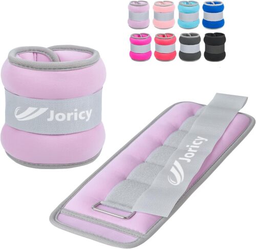 Ankle Weights A Pair of Wrist Leg Arm Weights for Women Men with Straps, Strength weighted for Physical Therapy Running Walking Home Fitness Gym Workout Weight Loss