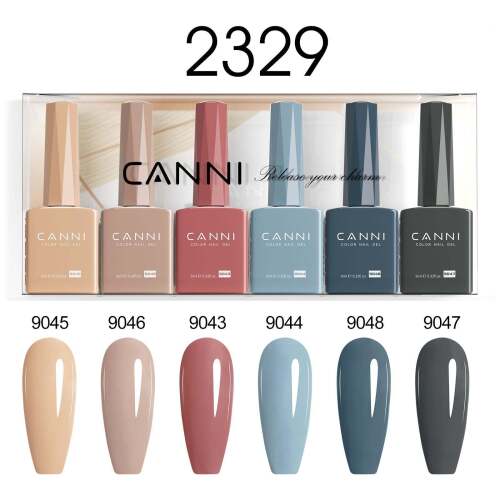 9ML Nail Gel 6 Colors Set
