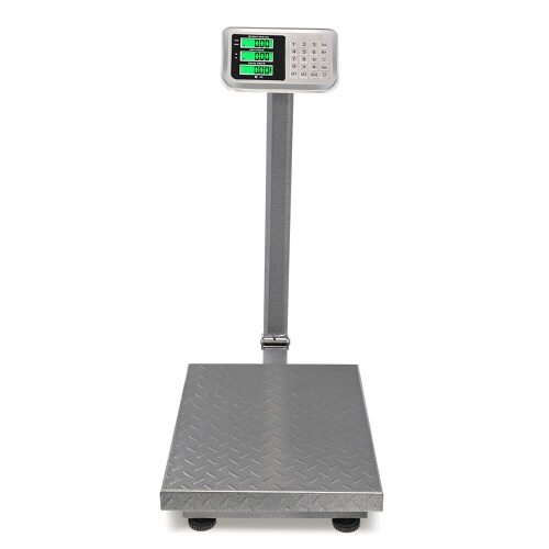 661 LBS Weight Electronic Platform Scale for Retail Super Market Grocery Stores Grey