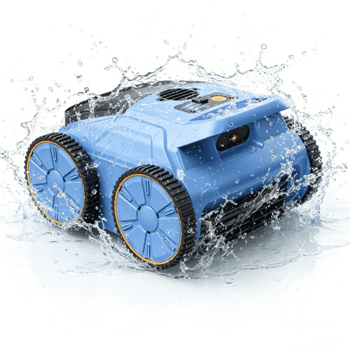 Seauto SAT 20 Robotic Pool Vacuum up to 180 Mins Run Time Robotic Pool Cleaner above Ground Pool Vacuum for Inground Pools Wall Climbing Pool Vacuum up to 2000 sq.ft