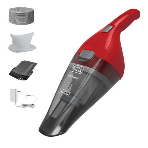 BLACK+DECKER Cordless Handheld Vacuum, Dustbuster, for Car & Pet Hair, Bagless, Lightweight, Easy Emptying