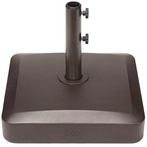 Plastic Patio Umbrella Base Pole Holder Accessory w/ Adjustable Knob