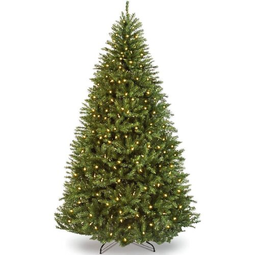 9ft Artificial Christmas Tree Pre-lit w/ Viral Twinkling Lights Douglas Fir Full Holiday Decor