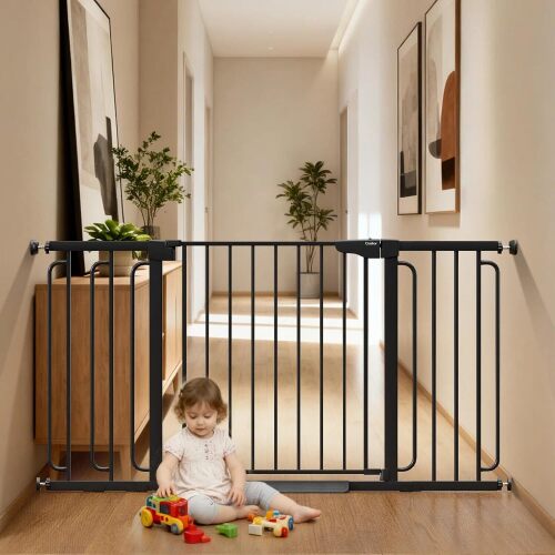 Cumbor Extra Wide Baby & Pet Gate Set, 29.7-59"
