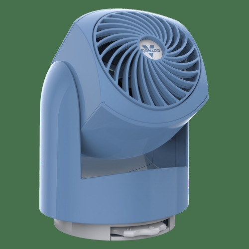 Vornado Flippi V6 Compact Air Circulator Fan, 3.2" Tabletop Fan, Adjustable Head, 2 Speeds, Blue