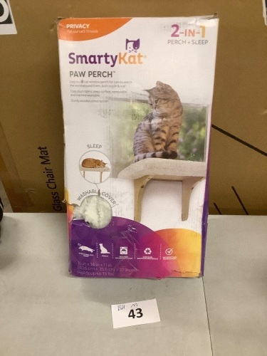 SmartyKat Paw Perch 2-in-1