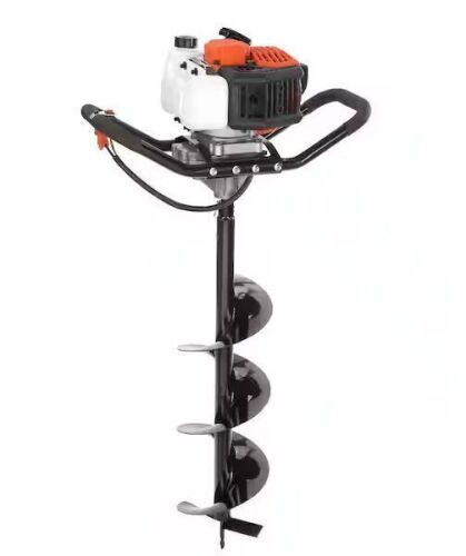 VEVOR 43cc 1250W Gas Powered Auger Post Hole Digger with 8 in. Earth Auger Drill Bit