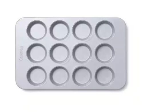 CARAWAY HOME Non-Stick Ceramic Muffin Pan in Slate