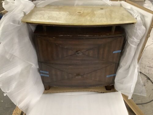 36" Bathroom Vanity with Top, for Vessel Sink