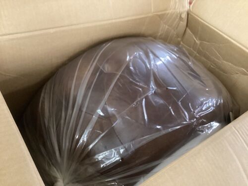 Round Brown PU Coffee Table