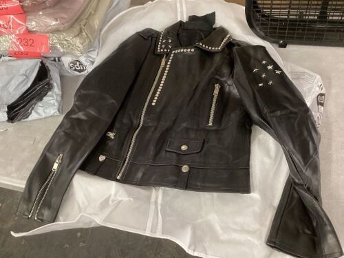 Kids Faux Leather Jacket, 2XL